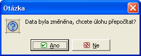 Posouzené dimenzační prvky Nyní jsou navrženy a posouzeny všechny prvky (dimenzační dílce a skupiny) v konstrukci. Dimenzační modul zavřeme tlačítkem "OK".