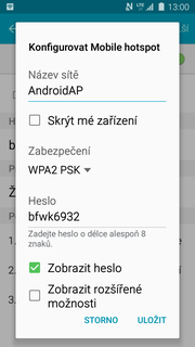 5. Případnou úpravu nastavení provedete stisknutím tlačítka DALŠÍ. 6.