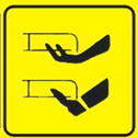 Symboly: Nebezpečí Přečtěte si návod k použití Nebezpečí úrazu elektrickým proudem.