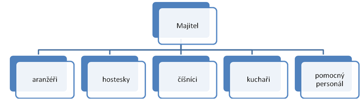 Schéma 1: Organizační struktura při založ