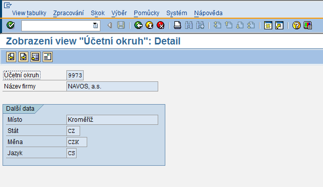 5.4 Nadnárodní systém různé měny 38 Prvním úkolem nad rámec implementace ve společnosti Navos byla nutnost zajistit společné výkaznictví pro další podniky, které nemají sídlo v České republice.