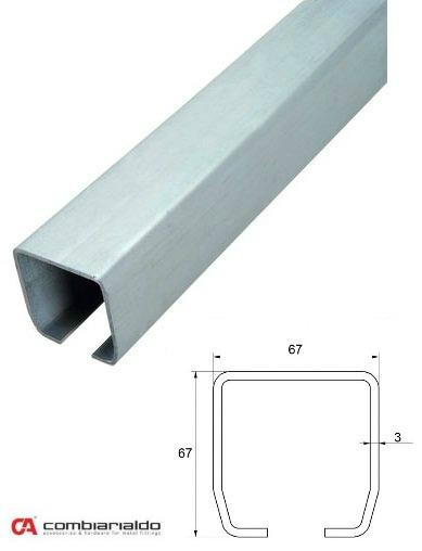 SAMONOSNÝ SYSTÉM PŘÍSLUŠENSTVÍ C profily C profil PICOLLO 67x67x4mm Combi Arialdo pozinkovaný, pro samonosný systém Kód: C399P-4/Zn C profil PICOLLO