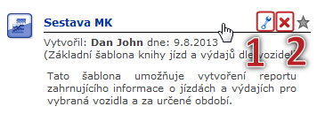 Pro přechod na záložku generování reportu stiskněte tlačítko Dále (4), nebo klikněte na příslušnou záložku v horní části obrazovky.