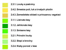 evidovány. 3.2.5 Krajinný pokryv, půdní fond Krajinný pokryv Z 12 je zřejmé, proč má Týniště nad Orlicí přízvisko město v lesích.