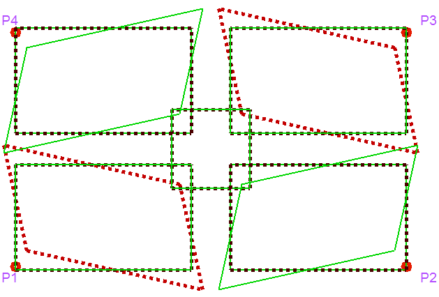 Nástroj pro modální analýzu FPA 9.3. Zadání úloh Obrázek 9.5: Obrázek optimalizačních mezí pro úlohu B1 9.3.2 Úloha B1 Pro Minkowského fraktál je důležitý zejm. tvar střední spojky (tj.