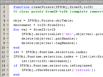 Nástroj pro modální analýzu FPA 3.1. Programovací techniky v Matlabu nested funkce pro další zjednodušení. Strukturální přístup však trpí hned několika neduhy. Nedostatkem je oddělení dat a algoritmů.