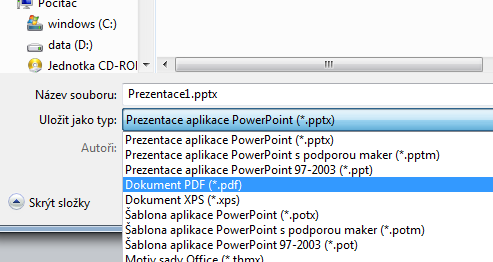 Stejně jako v případě Wordu je však i v PowerPointu možno problém s kompatibilitou vyřešit pomocí instalace doplňku od Microsoftu Microsoft Office Compatibility Pack 5, který umožní otevření souborů