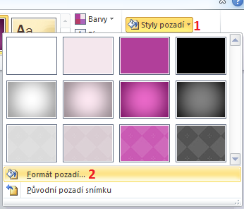 8.4 Grafická podoba snímků V minulém odstavci jsme si vysvětlili jak tvořit snímky, řekněme si také jak jim dát vhodnou grafickou podobu. 8.4.1 Volba grafiky Před ukázkou možností PowerPointu je