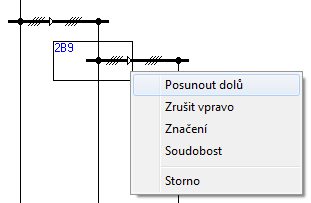 5.1.1. Sběrnice Sběrnice v programu představují rozváděče. Vybereme místo v rozvodu, kde chceme mít rozváděč, a klikneme levým tlačítkem myši na schéma (obr. 18).