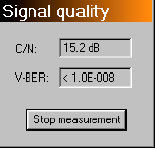 V oblasti input parameters můžete nastavovat hodnoty vstupního signálu hlavní stanice (satelitní frekvenci, číslo vstupu, symbol rate a viterbi rate) V oblasti RF-output parameters