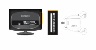 Zapojení Připojení a používání zesilovače K monitoru je možné pomocí správného kabelu připojit konektor digitálního zvukového vstupu (optický) nebo standardního zvukového vstupu zesilovače. 1.
