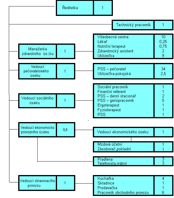 4. Personalistika a vzdělávání zaměstnanců V roce 2011 pracovalo v domově důchodců 100