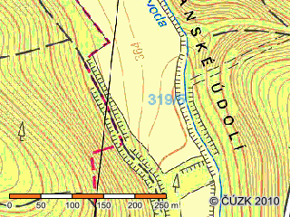 Obrázek 2 Parcela č. 649 o rozloze 4890 m 2 trvalý travnatý porost Zdroj: Cuzk.cz [online]. Nahlížení do katastru nemovitostí.