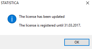 c. Do pole vložíme licenční kód z licenčního souboru pod položkou Update Licence a klikneme Apply Code d.