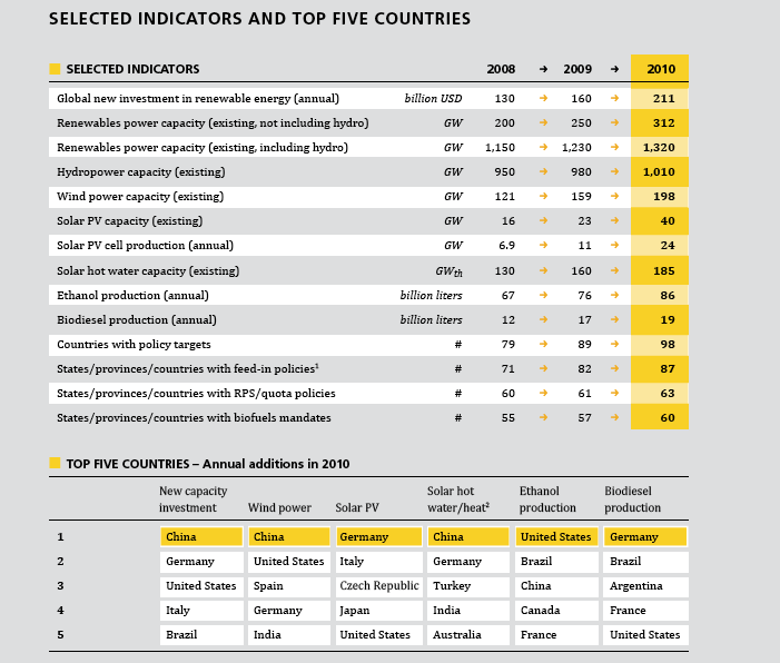 15 Renewables 2011, Global