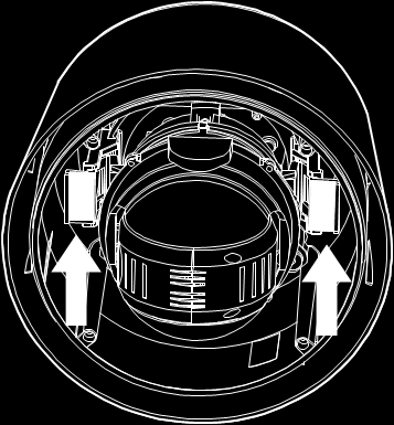 Analogové SD kamery manuál 4. Montáž kamery 1. uchycení konzoly kamery 2. nastavení DIP přepínačů na 4 montážní kotvy a připojení konektorů 3. montáž venkovního krytu ke konzole 4.