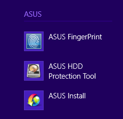 ASUS FingerPrint Sejměte biometriku otisku vašeho prstu na snímači otisků prstu notebooku pomocí aplikace ASUS FingerPrint.