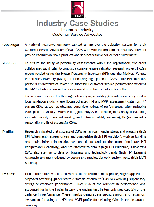 PŘÍLOHA 2 PŘÍPADOVÁ STUDIE (1) ASSESSMENT SYSTEMS S.R.O. Zdroj: Interní dokument Assessment Systems s.