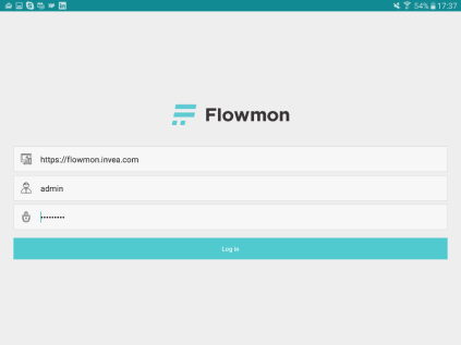 Store Zobrazuje Flowmon Dashboard přihlášeného