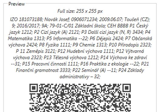 07; Toušeň (CZ); 9; 2016/2017; 9A; 79-01- C/01 Základní škola; CEH BBBB P1 Český jazyk 1212; P2 Cizí jazyk (A) 2121; P3 Další cizí jazyk (N, R) 3434; P4 Matematika 1313; P5 Informatika --22; P6