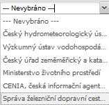 E-shop Třídění dat podle poskytovatele SŽDC