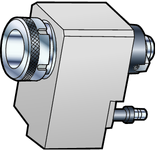 Vrtání hlubokých děr - jektorový systém Montážní prvky rotačních a stacionárních konektorů Rozsah vrtaných průměrů 18.40-65.00 mm (.724-2.
