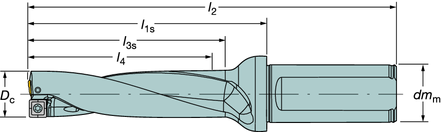 CoroDrill 880 D ROT - CZ CoroDrill 880 CoroDrill 880 5 x D c Průměr vrtáku 12,00-43,00 mm Válcová stopka Ploška dle ISO 9766 D c 12,00-13,99 mm κ r 79 D c 14,00-43,00 mm κ r 88 l1s = programovací