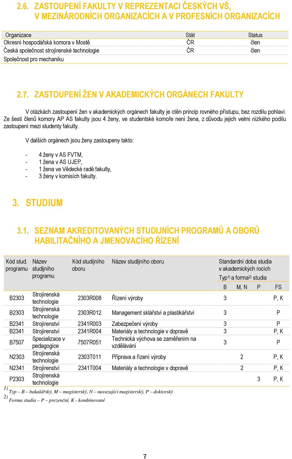 ZASTOUPENÍ ŽEN V AKADEMICKÝCH ORGÁNECH FAKULTY V otázkách zastoupení žen v akademických orgánech fakulty je ctěn princip rovného přístupu, bez rozdílu pohlaví.