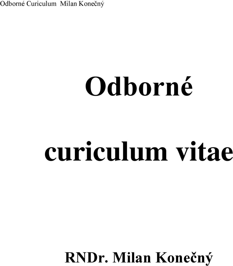 curiculum