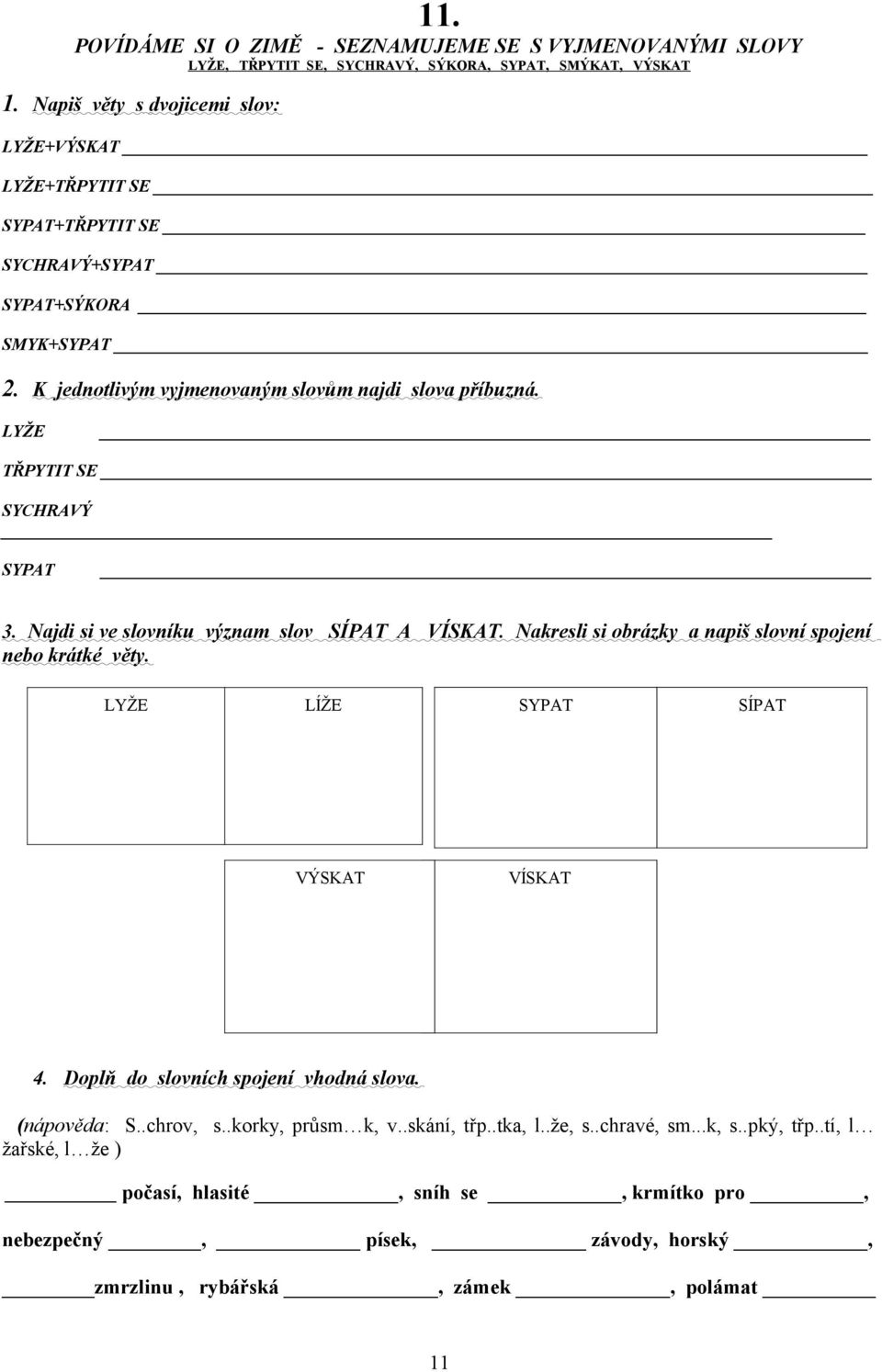 4 Tvoř slova s předponou VY VÝběh PDF Free Download