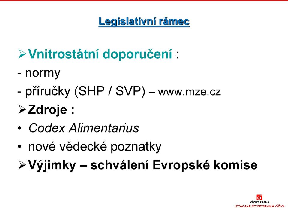 cz Zdroje : Codex Alimentarius nové