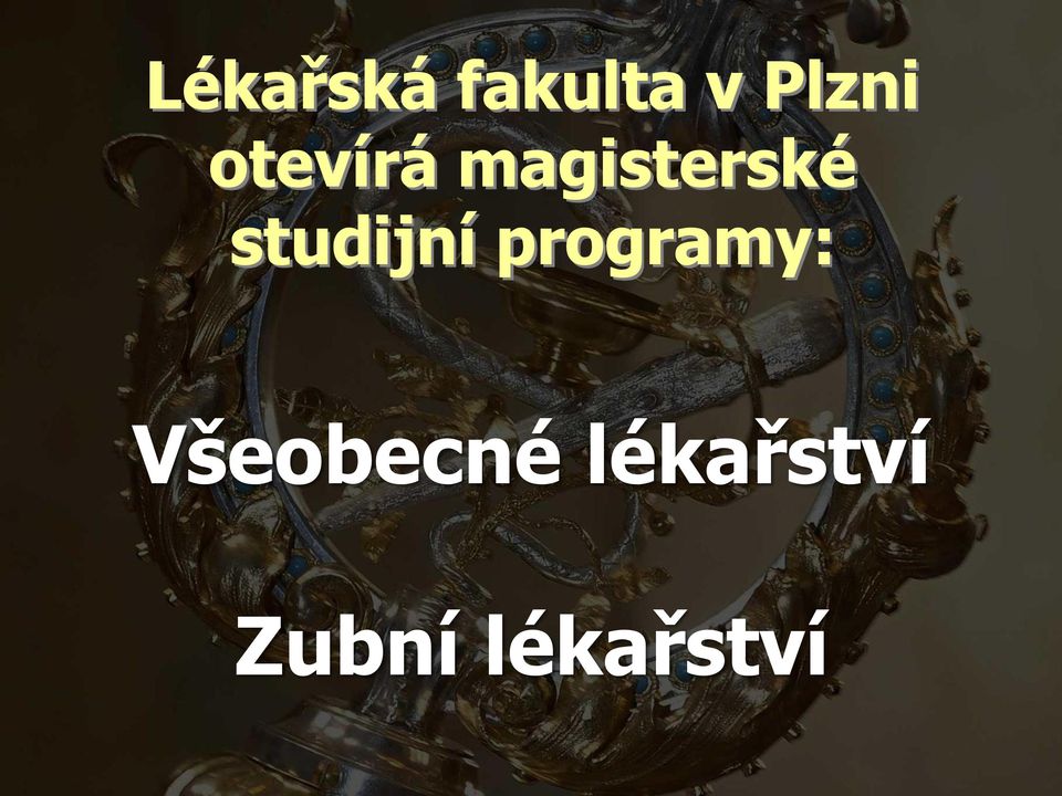 studijní programy: