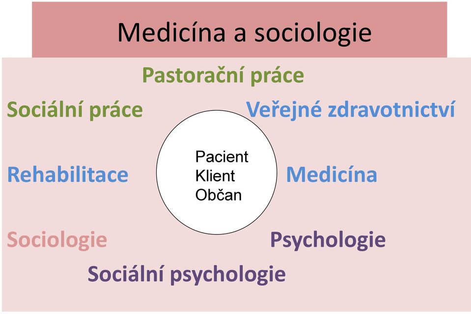 Rehabilitace Pacient Klient Občan