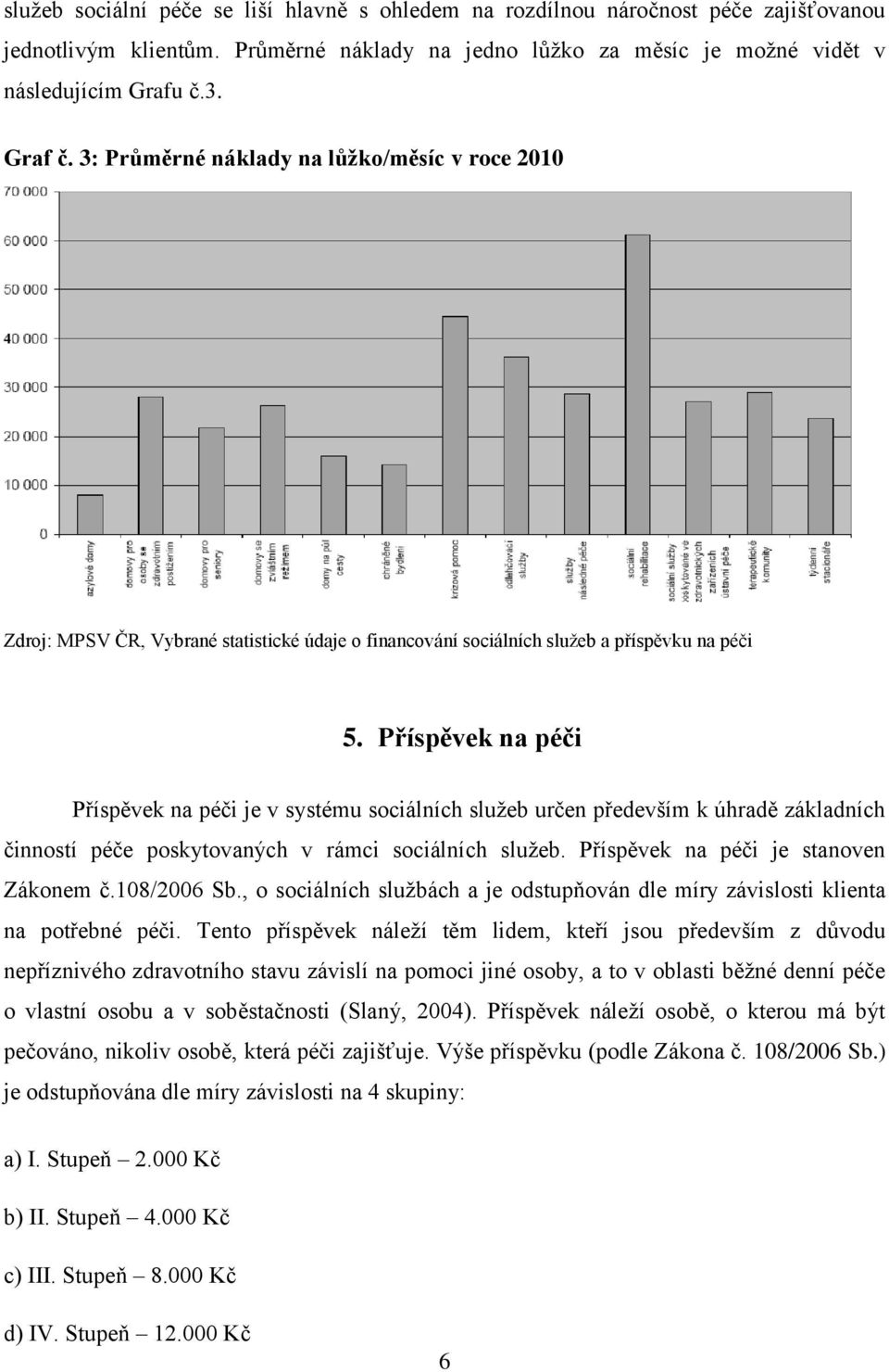 Příspěvek na péči Příspěvek na péči je v systému sociálních služeb určen především k úhradě základních činností péče poskytovaných v rámci sociálních služeb. Příspěvek na péči je stanoven Zákonem č.