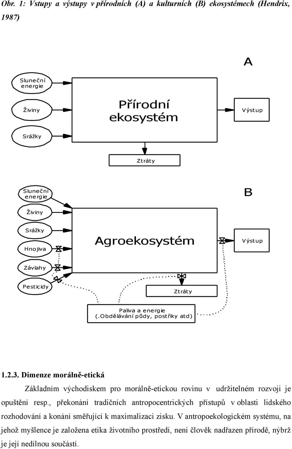 Dimenze morálně-etická Základním východiskem pro morálně-etickou rovinu v udržitelném rozvoji je opuštění resp.