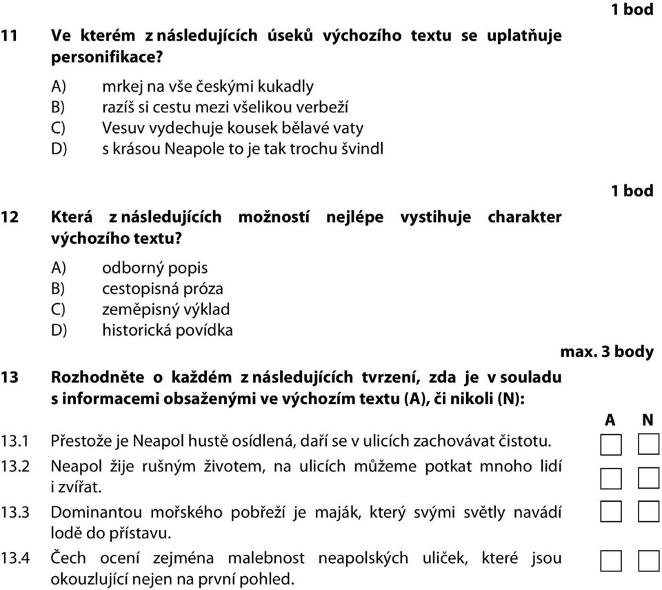 vystihuje charakter výchozího textu?