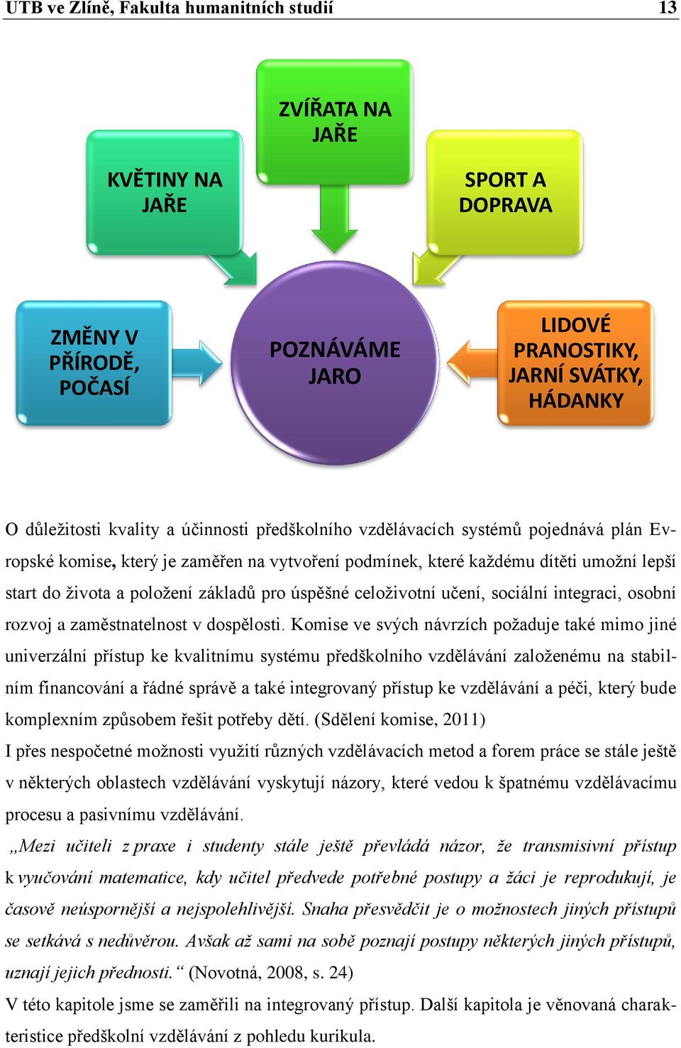 celoživotní učení, sociální integraci, osobní rozvoj a zaměstnatelnost v dospělosti.