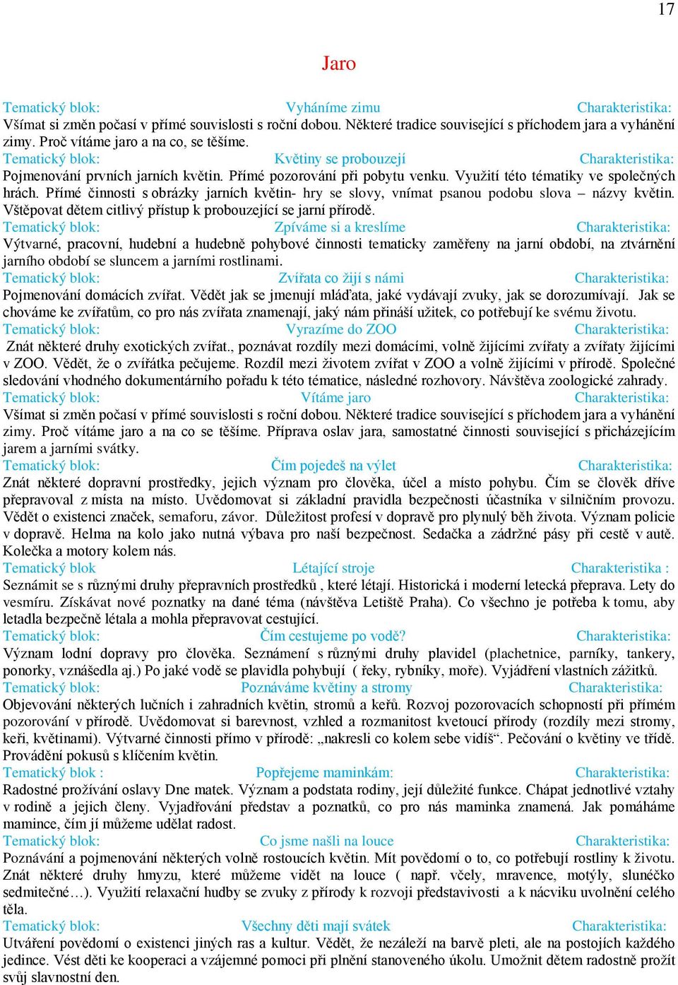 Využití této tématiky ve společných hrách. Přímé činnosti s obrázky jarních květin- hry se slovy, vnímat psanou podobu slova názvy květin.