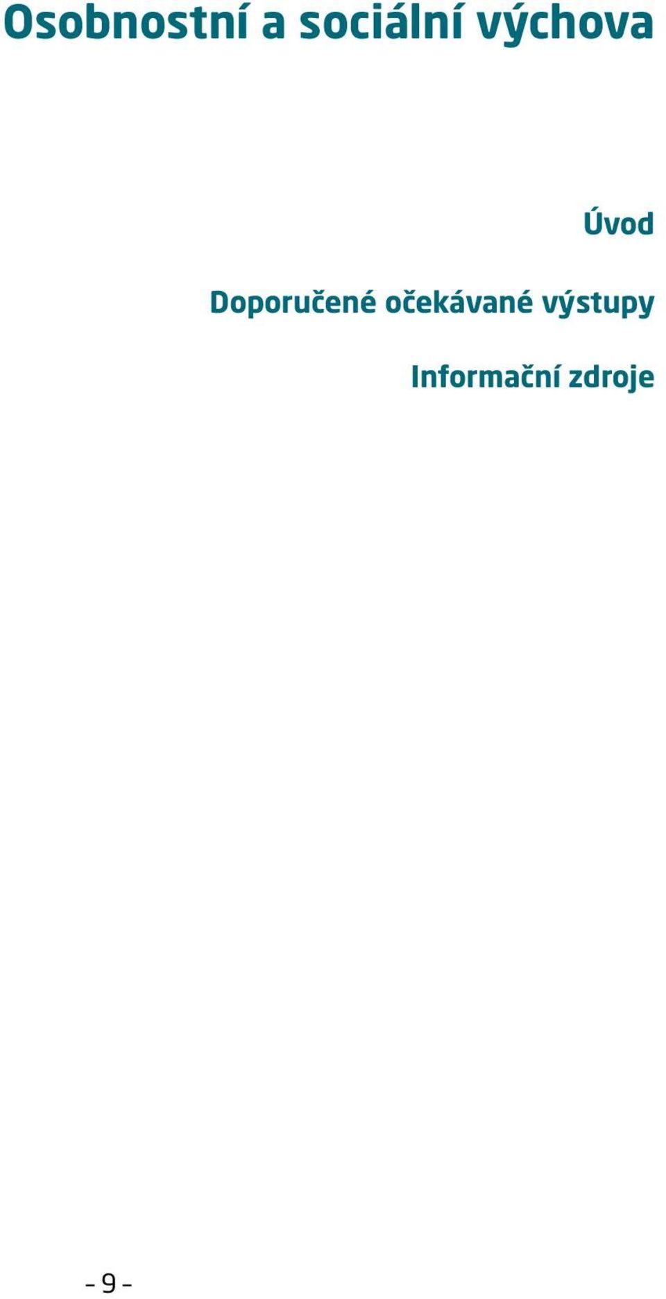 Úvod Doporučené