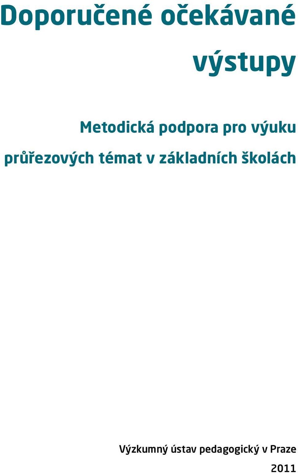 průřezových témat v základních