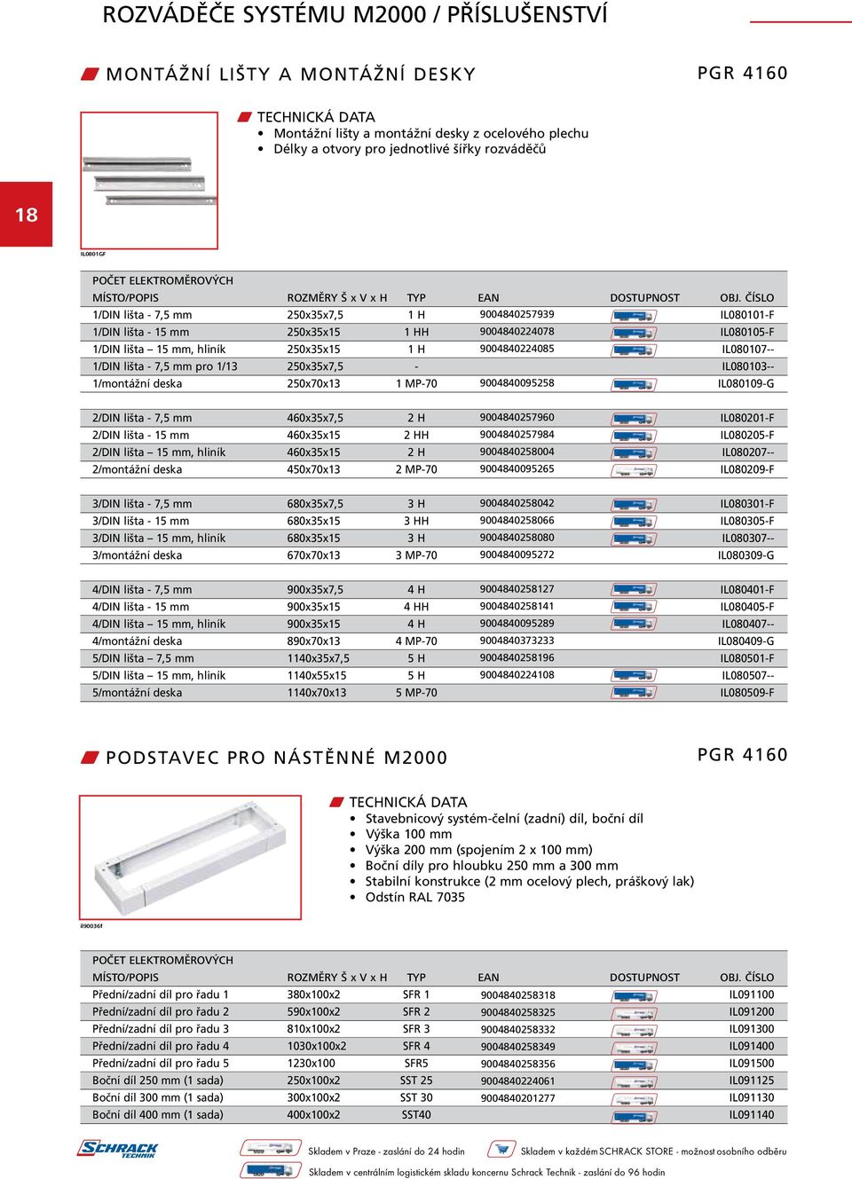 ČÍSLO 1/DIN lišta - 7,5 mm 250x35x7,5 1 H 9004840257939 IL080101-F 1/DIN lišta - 15 mm 250x35x15 1 HH 9004840224078 IL080105-F 1/DIN lišta 15 mm, hliník 250x35x15 1 H 9004840224085 IL080107-- 1/DIN