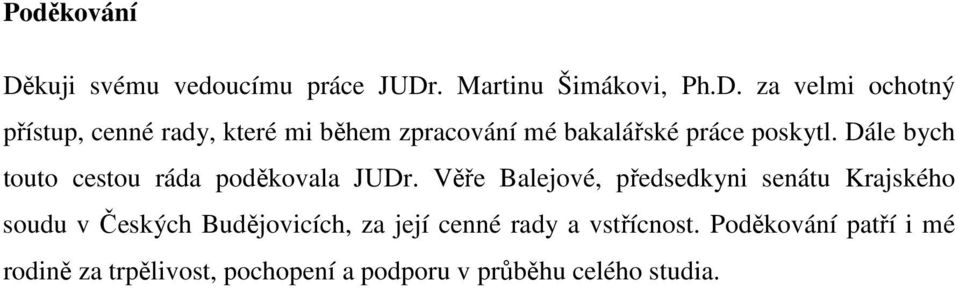 . Martinu Šimákovi, Ph.D.