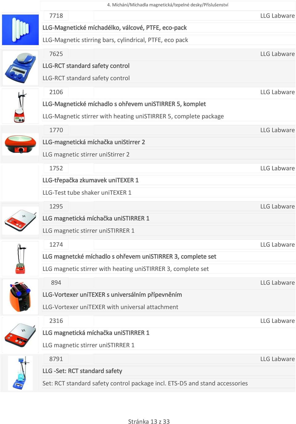 unistirrer 2 LLG magnetic stirrer unistirrer 2 1752 LLG třepačka zkumavek unitexer 1 LLG Test tube shaker unitexer 1 1295 LLG magnetická míchačka unistirrer 1 LLG magnetic stirrer unistirrer 1 1274