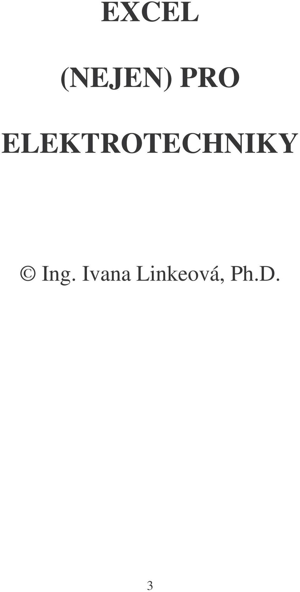 ELEKTROTECHNIKY