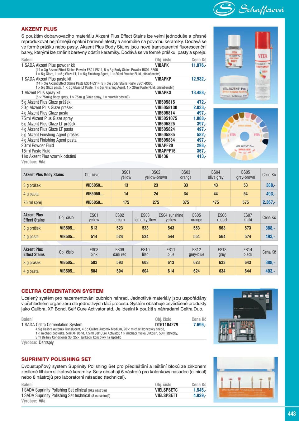 1 SADA Akzent Plus powder kit VIBAPK 11.