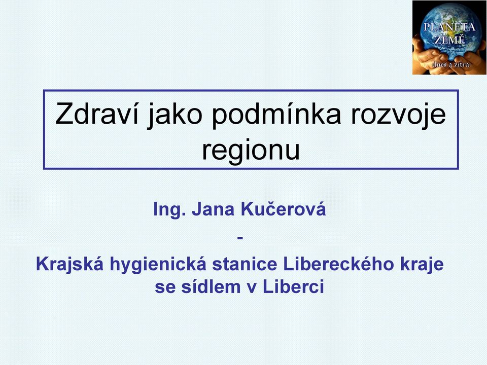 Jana Kučerová Krajská