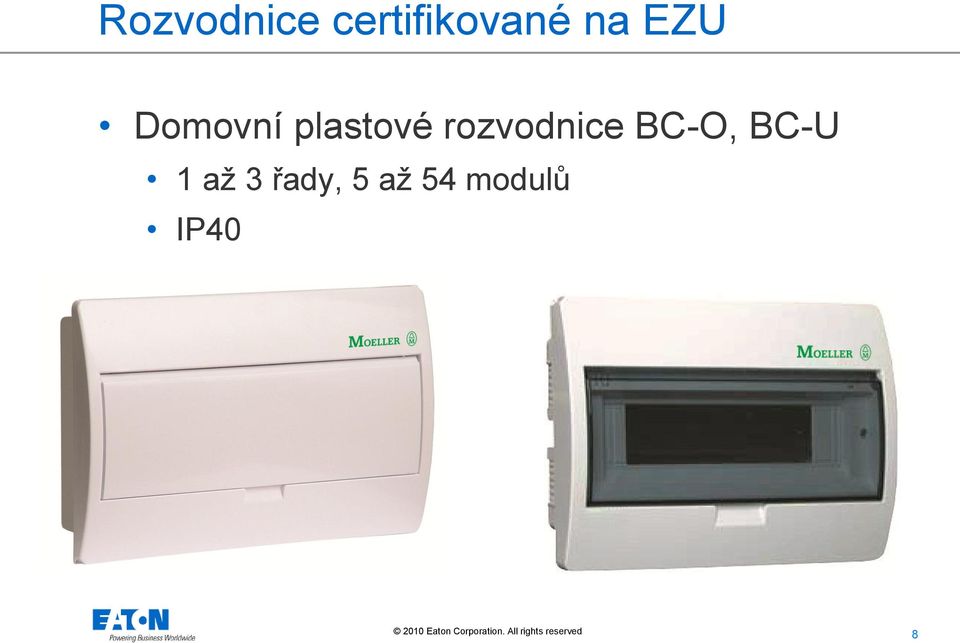 rozvodnice BC-O, BC-U 1 až