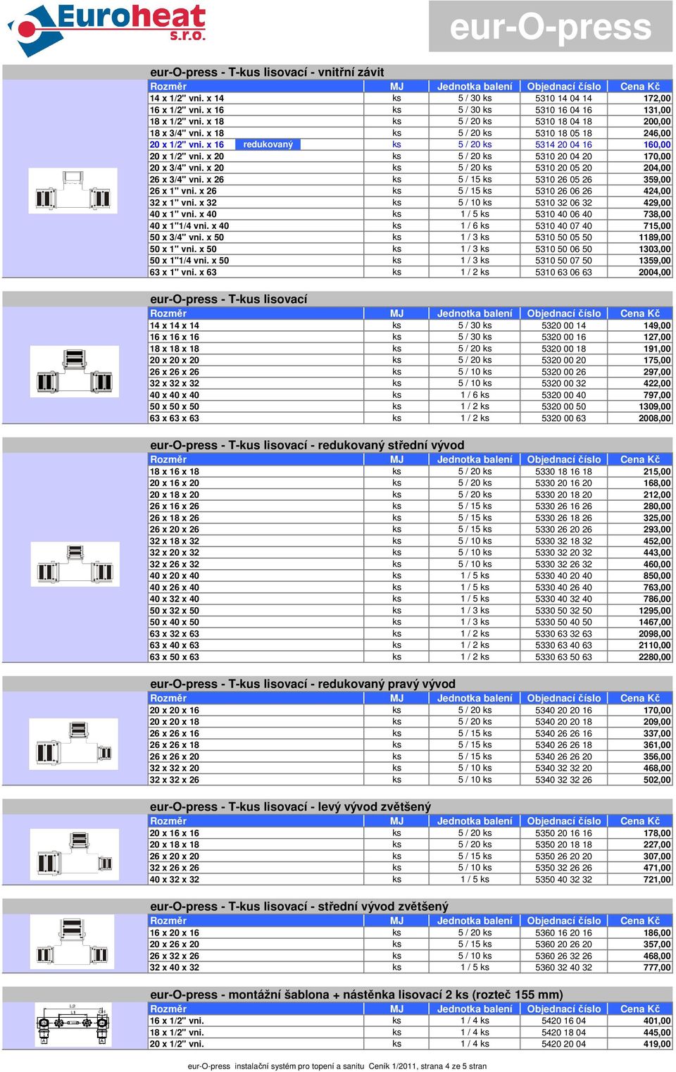 x 20 ks 5 / 20 ks 5310 20 04 20 170,00 20 x 3/4" vni. x 20 ks 5 / 20 ks 5310 20 05 20 204,00 26 x 3/4" vni. x 26 ks 5 / 15 ks 5310 26 05 26 359,00 26 x 1" vni.