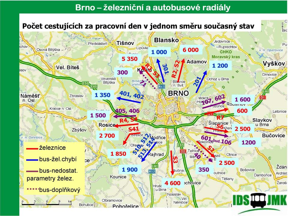 chybí bus-nedostat. parametry želez.