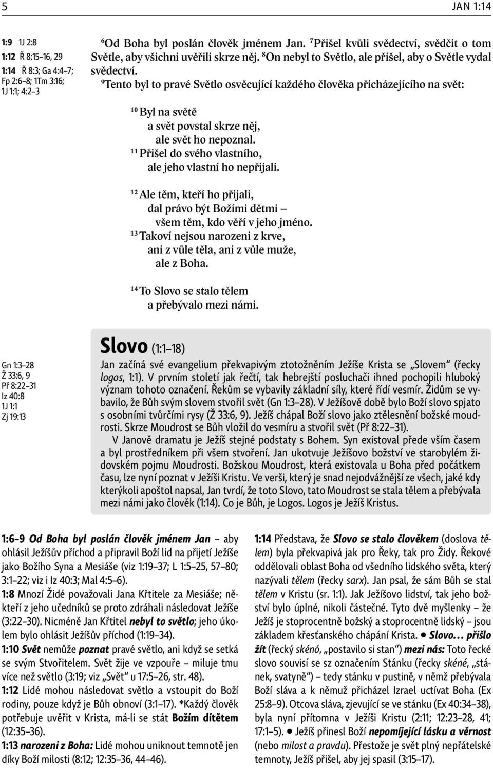 9 Tento byl to pravé Světlo osvěcující každého člověka přicházejícího na svět: 10 Byl na světě a svět povstal skrze něj, ale svět ho nepoznal.